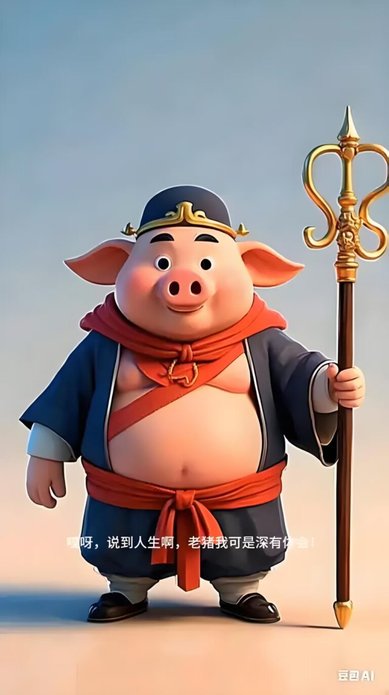 卡通人物穿越现代