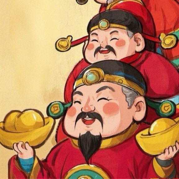 壁纸生成 – 财神驾到