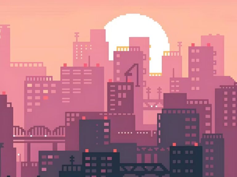 像素风推文竖版